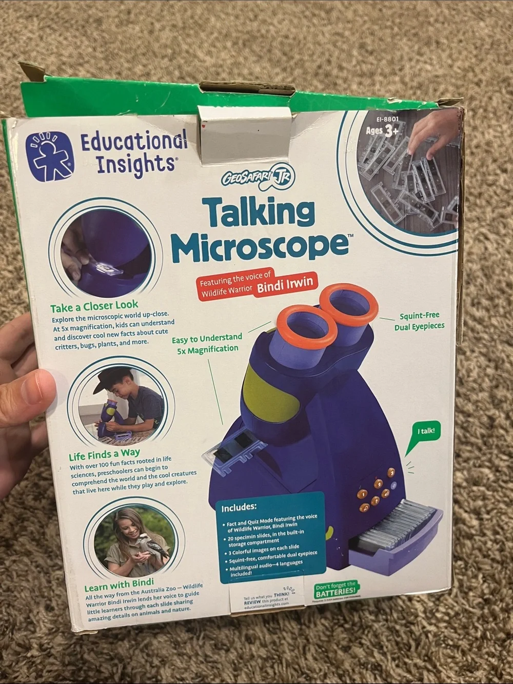 GEOSAFARI Talking Microscope